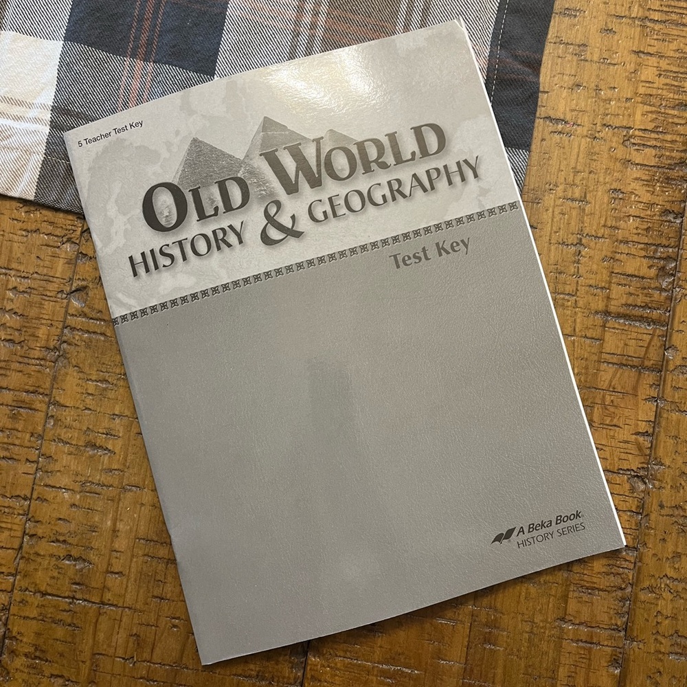 Abeka Old World History and Geography Test Key